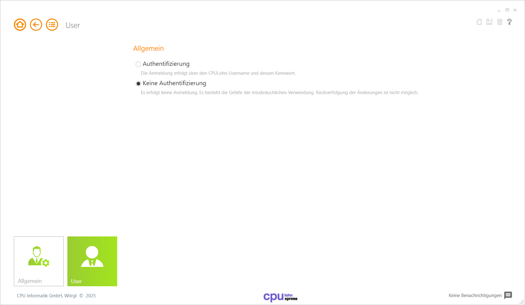 Modul User cpu-informatik.at