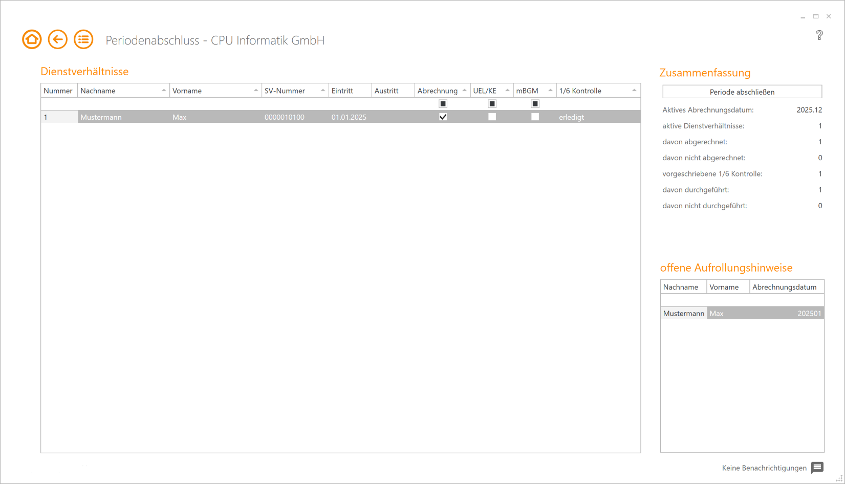Modul Periodenabschluss Oberfläche cpu-informatik.at